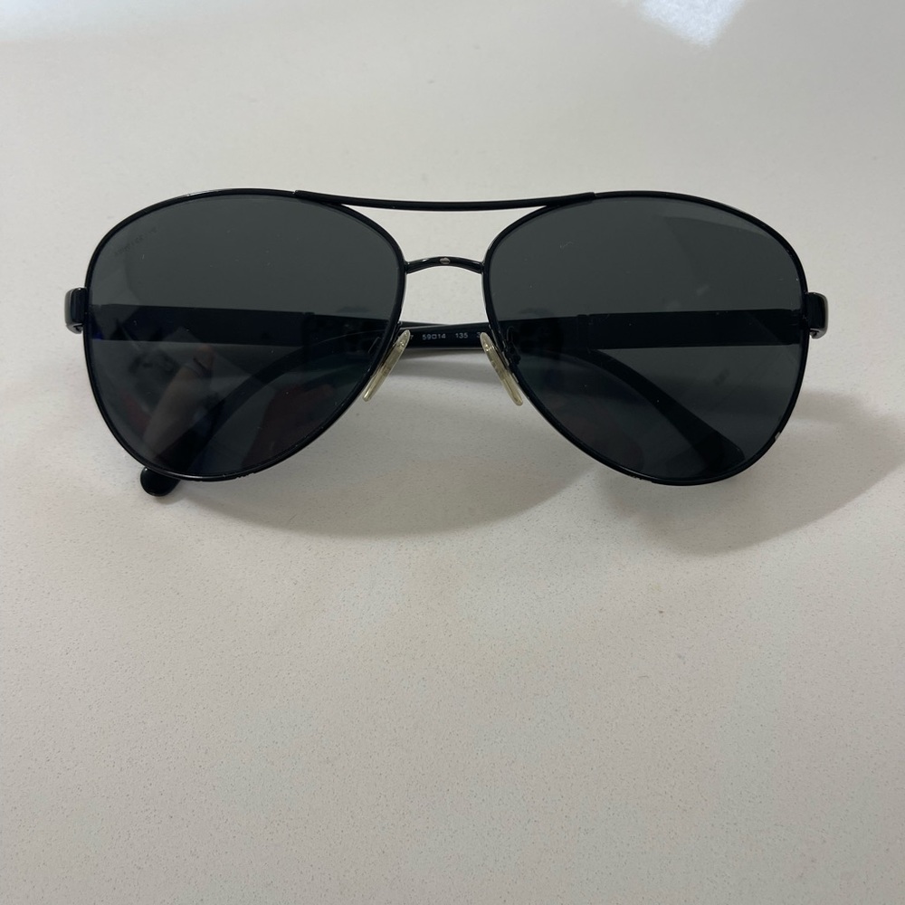 Burberry Black Aviator Sunglasses